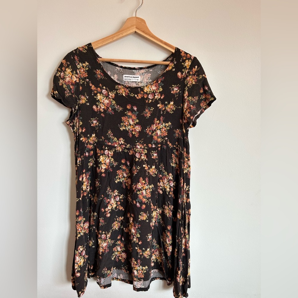Floral American Apparel floral dress